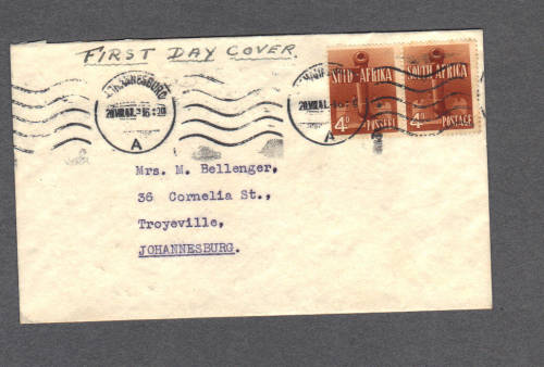 Large  War Effort FDC  .... 4d  as per scan
