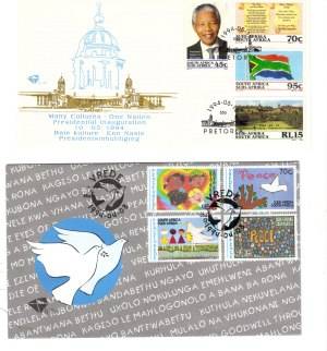 RSA FDC 6.3a and 6.3b VREDE and Pres Mandela inauguration (as new)