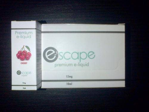 12mg Cherry ELECTRONIC CIGARETTE E-LIQUID  Escape Premium e Juice 10ml - Save on shipping!