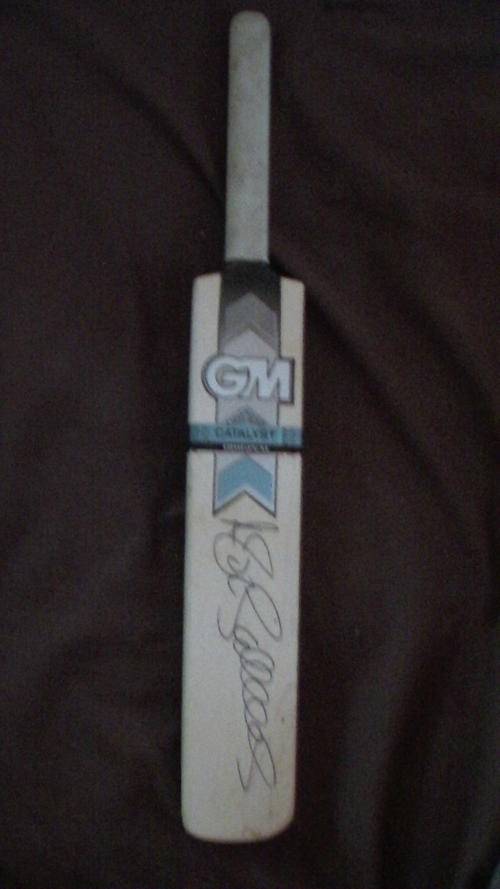 GM Catalyst Mini Bat autographed by AB De Villiers