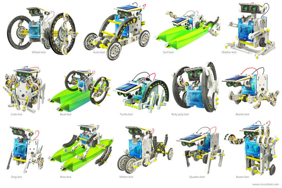 14 in 1 Solar Kit Robot