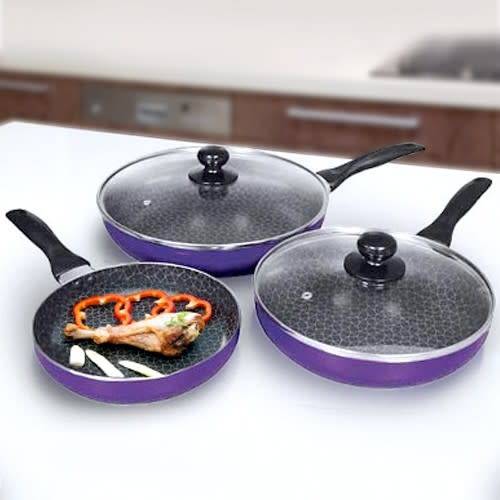 5 Piece Anti Stick Pan Set
