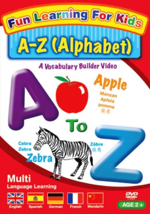 FUN LEARNING FOR KIDS DVD A-Z ALPHABET