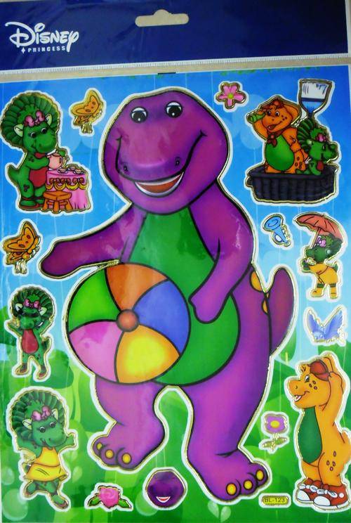 BARNEY THE DINOSAUR STICKERS
