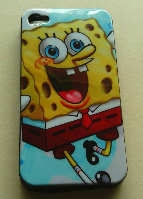 iPHONE 4G/4S COVER SEMI FLEX SPONGEBOB
