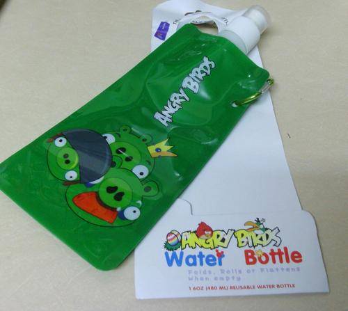 ANGRY BIRDS VAPUR BOTTLE (FOLD, ROLLS OR FLATTENS WHEN EMPTY)