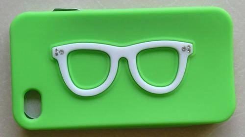 IPHONE 4G SOFT COVER GREEN