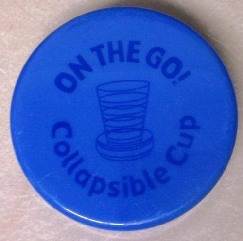 ON THE GO COLLAPSIBLE CUP BLUE