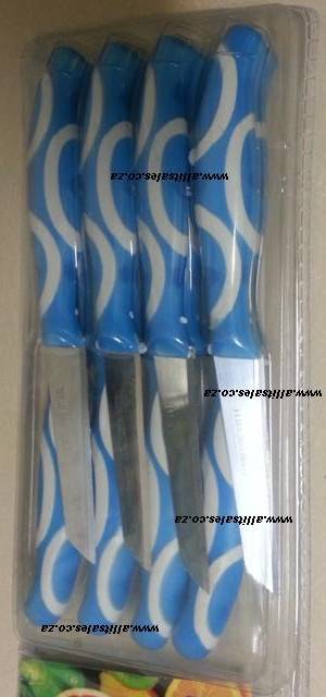 KITCHEN KNIVES  - BLUE 12 pcs