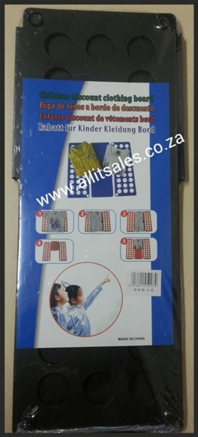 LAUNDRY FOLDER - CHILDREN CLOTHING BOARD - BLACK