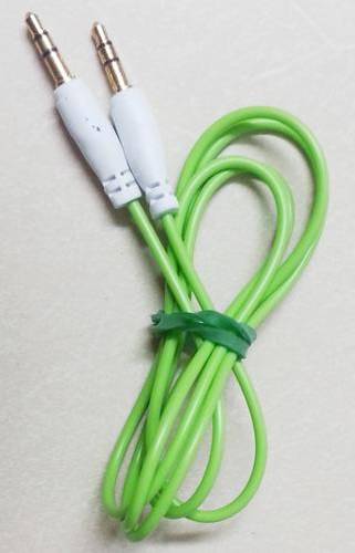 AUX CABLE GREEN 1m