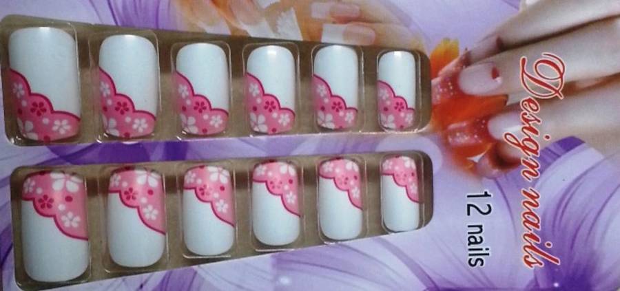 DESIGNER FALSE NAILS 12 PIECE