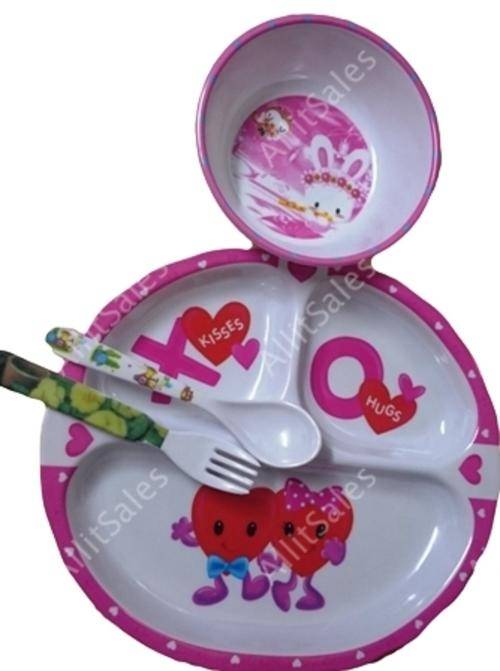 BABY FEEDING SET PINK
