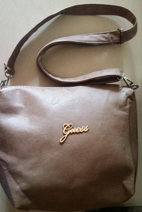 Guess Handbag Small Light Brown