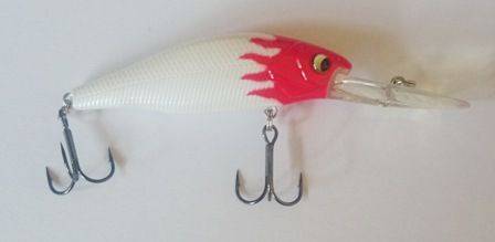 Fishing Lure White/Red