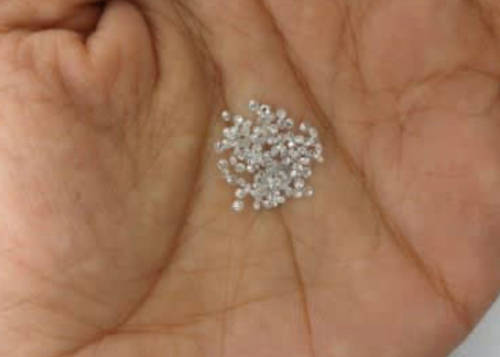 Lot Of 16 Natural Diamonds G-H