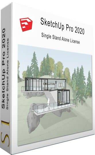SketchUp Professional 2020 Full Lifetime Version Licensed for 1 Windows 10 PC or Laptop