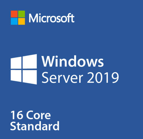 Microsoft Windows Server Standard 2019 Retail FPP 16-Core 64-Bit Licensed for 1 Device - Promotion