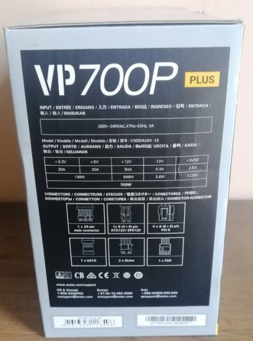 Antec VP 700WATT Gaming Power Supply