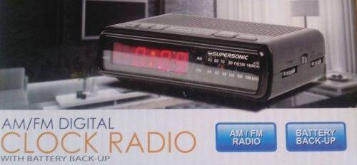 AM/FM Digital Clock Radio