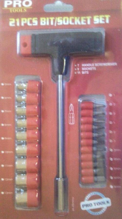 21 PCS Bit/Socket Set