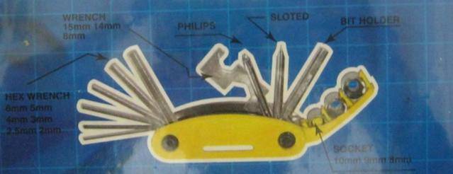 Bicycle Multi Tool (16 in 1)
