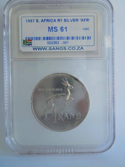 ##### 1967 R1 MS 61 Afrikaans #####