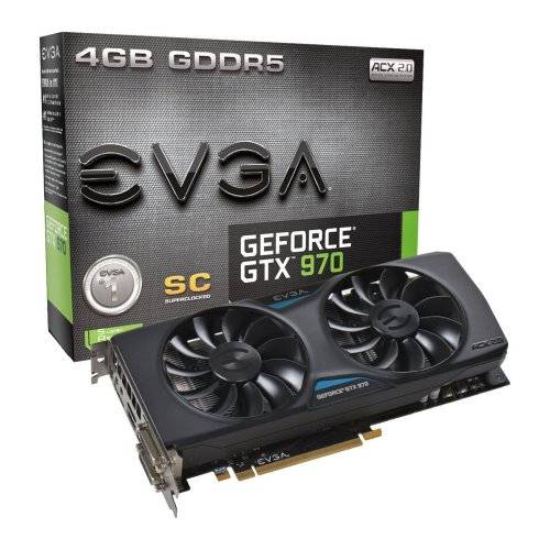 ***EVGA GeForce GTX 970 SuperClocked (SC) Gaming ACX 2.0 4GB Graphics Card***AS NEW***GREAT DEAL***