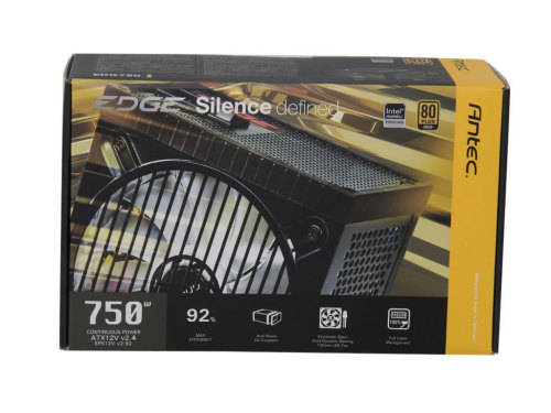 Antec EDGE 750W Fully Modular  80+ Gold Desktop Power Supply***Brand New Sealed***