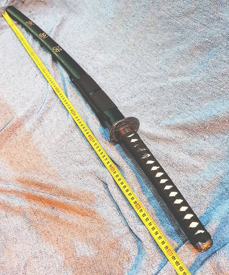 Matte Black Bushido-Code Samurai Katana - CLEARANCE