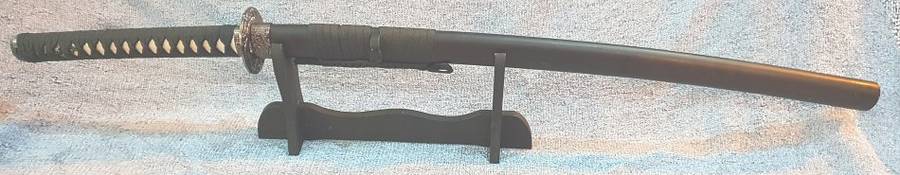 Matte Black Bushido-Code Samurai Katana - CLEARANCE