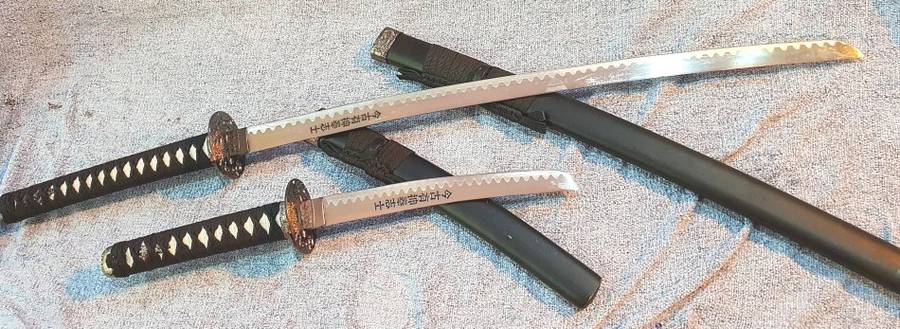 Matte Black Bushido-Code Samurai Katana - CLEARANCE