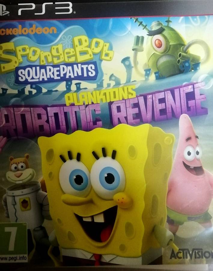 SPONGE BOB SQUAREPANTS PLANKTONS ROBOTIC REVENGE (Great Condition)