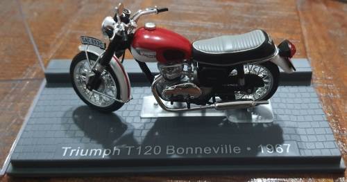 Set of Four Atlas classic Motorbike models