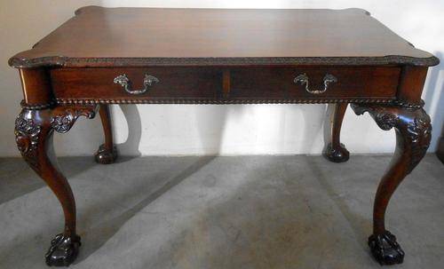Chippendale style 2 drawer desk
