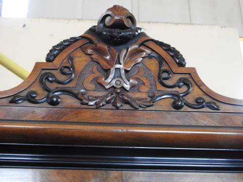 Beautiful Napoleon III Armoire in Palisander/Rosewood and Ebony