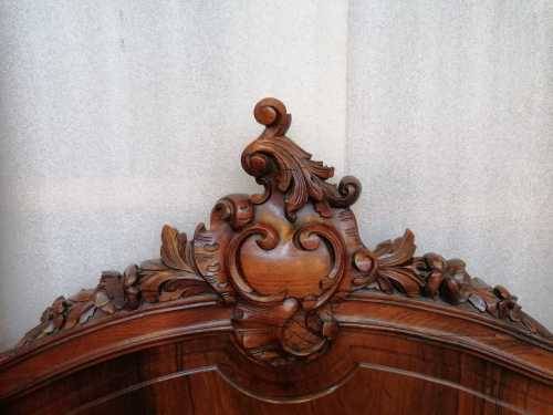 Antique French Louis XV Bed In Rosewood