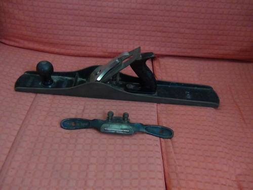 HAND PLANER STANLEY BAILY NO.7 + DRAW SHAVER
