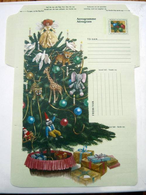 RSA - AEROGRAMME # 6 - CHRISTMAS