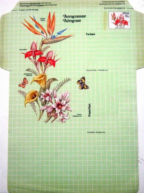 RSA - AEROGRAMME - FAUNA & FLORA