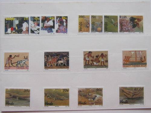 VENDA - 1992 YEAR PACK - 4 SETS OF SINGLES - MNH