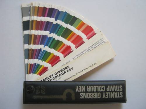 STANLEY GIBBONS STAMP COLOUR KEY - USED BUT IN GOOD CONDITION