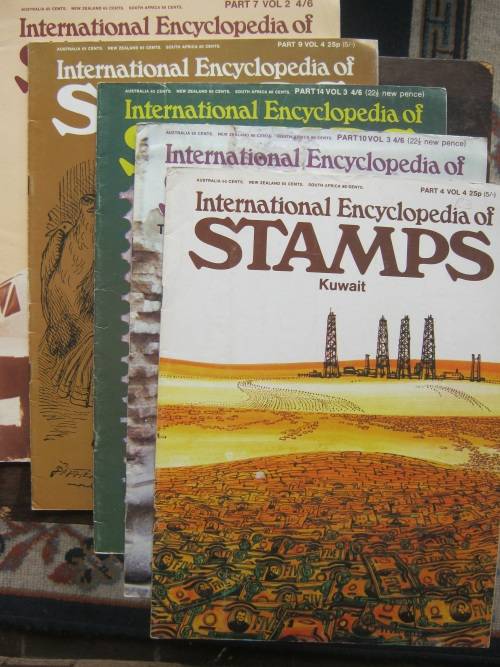 INTERNATIONAL ENCYCLOPEDIA OF STAMPS - 5 x VOLUMES