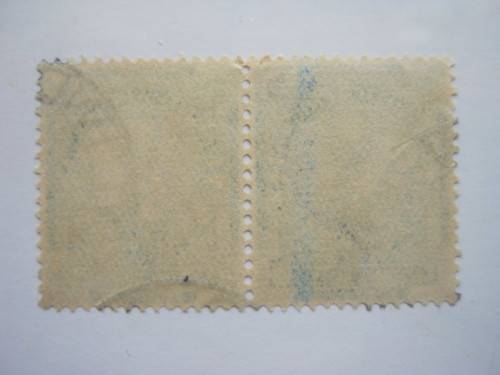 UNION - 1933-48 DEFIN ISSUE (HYPHENATED) - 1/2d GREY and GREEN - PAIR - FINE USED