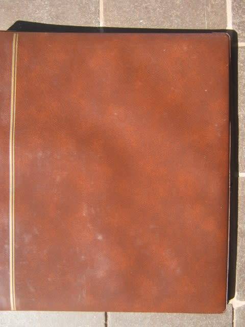 EMPTY `MAXICARD` ALBUM WITH 15 PLASTIC SHEETS - GOOD CONDITION