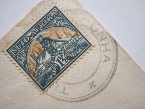POSTAL HISTORY - TRISTAN DA CUNHA TO DURBAN VIA CAPE TOWN