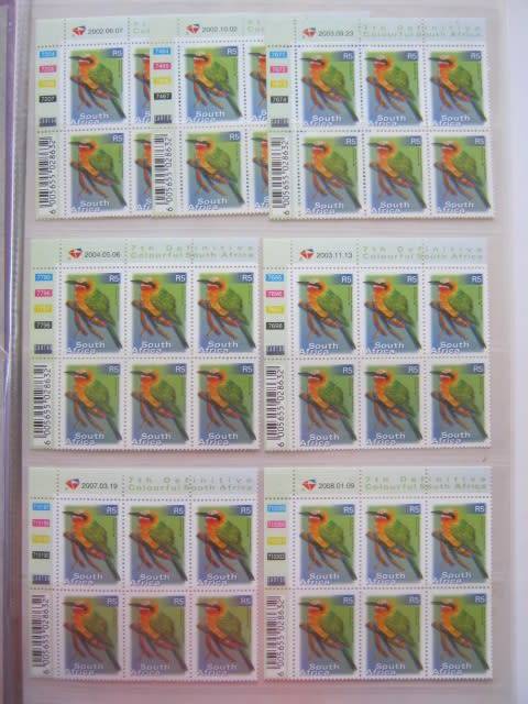 RSA - 2000 7th DEFIN ISSUE - SELECTION OF HIGHER VALUE CONTROL BLOCKS (VARIOUS REPRINTS)