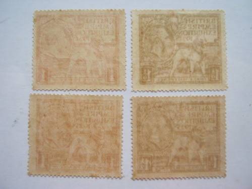GB KGV - 1924-25 BRITISH EMPIRE EXHIBITION - TWO FULL SETS (DATED 1924 and 1925) - MNH