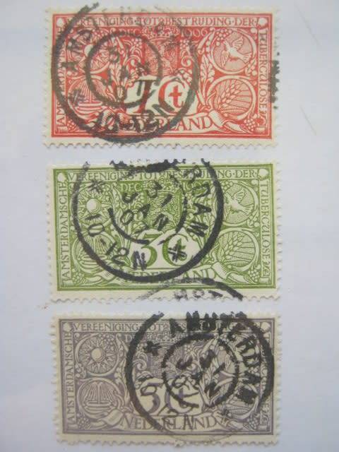 NETHERLANDS - 1906 Prevention of Tubercolosis - Full Set of Singles