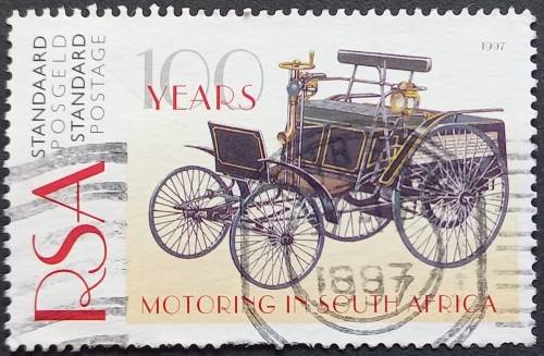 RSA - 1997 100 YEARS OF MOTORING IN SOUTH AFRICA - SINGLE - POSTALLY USED